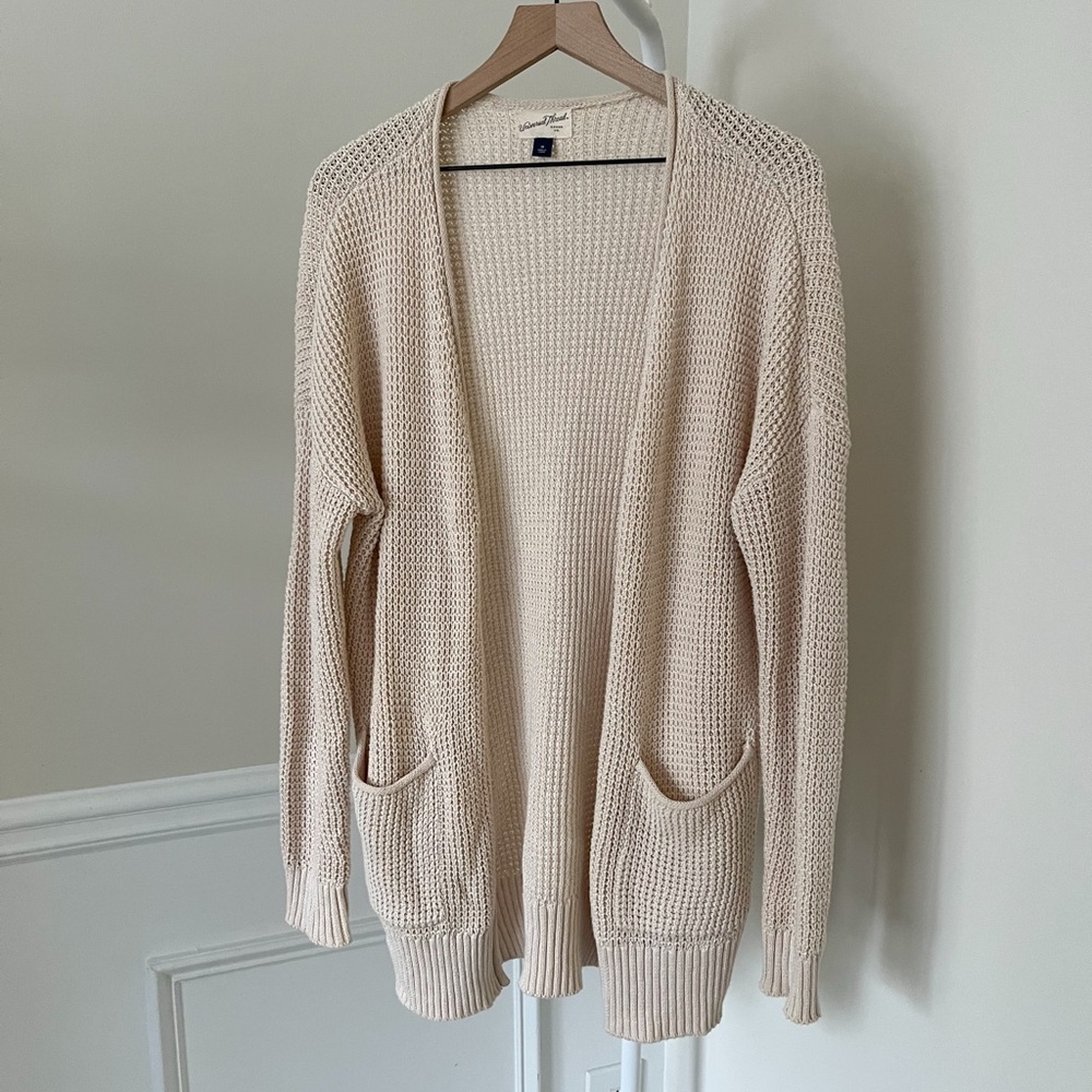 Universal Thread Waffle Knit Duster Cardigan Swea… - image 3